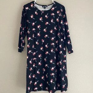 Dress Works Women's Santa Ho Ho Ho Christmas Dress Size Medium